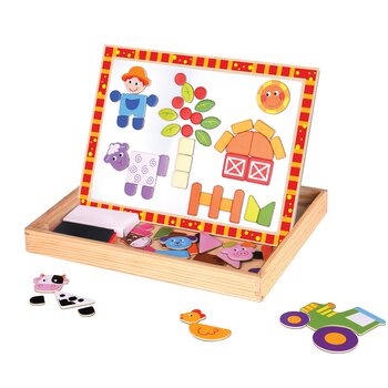 Tooky Toy Co Magnetic Puzzle - Pertanian (Magnetic Puzzle - Farm)