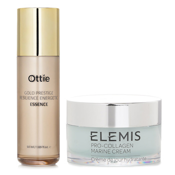 Elemis Pro-Collagen Marine Cream 50ml X Ottie Gold Prestige Resilience Energetic Essence 50ml