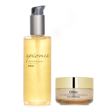 Epionce Lytic Gel Cleanser - For Combination to Oily/ Problem Skin 170ml X Ottie Gold Prestige Resilience Lifting Eye Contour 30ml
