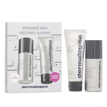 Dermalogica Stressed Skin Recovery System Set :MultiVitamin Power Recovery Cream 50ml +MultiVitamin Power Recovery Masque 75ml