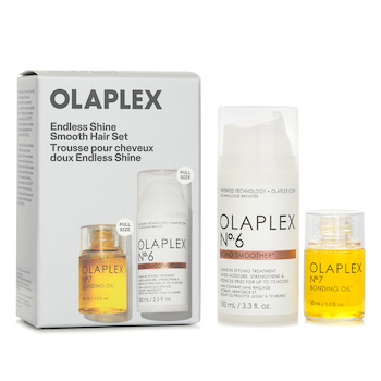 Olaplex Endless Shine Smooth Hair Set: No7 Bonding Oil 30ml + No6 Leave In Styling Treament 100ml