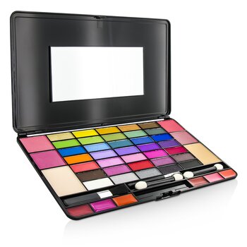 Kit MakeUp Gaya Laptop 8075 (35x EyeShadow, 4x Blusher, 2x Powder Cake, 6x Lipgloss)