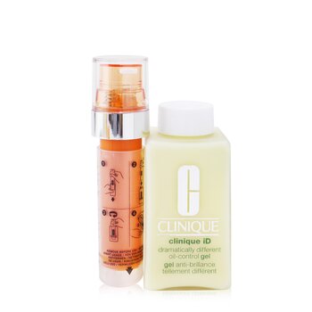 Clinique iD Secara Dramatis Berbeda Oil-Control Gel + Konsentrat Kartrid Aktif Untuk Kelelahan