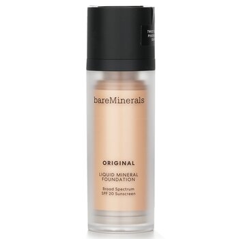 Original Liquid Mineral Foundation SPF 20 - # 02 Gading adil (untuk kulit netral yang sangat adil dengan rona persik)