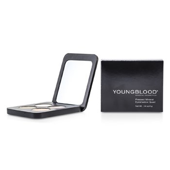 Ditekan Mineral Eyeshadow Quad - Batu Permata