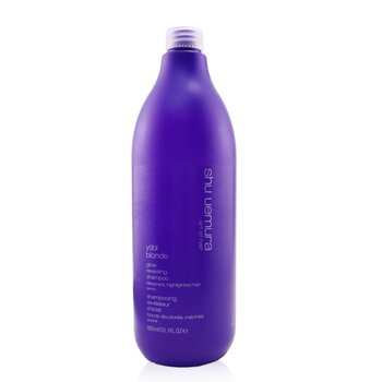 Yubi Blonde Glow Revealing Shampoo - Rambut Diputihkan dan Disorot (Ukuran Salon)