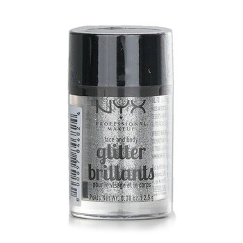 Wajah & Body Glitter Brillants - # Perak